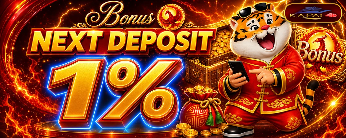 Bonus Next Deposit 1%